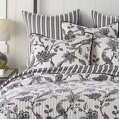 Levtex Home Tanzie Black Quilt Set - FullQueen 1