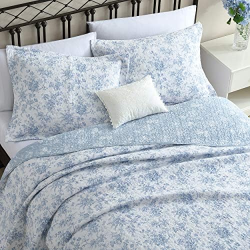 Laura Ashley Home - Reversible Twin Quilt Set with Sham
