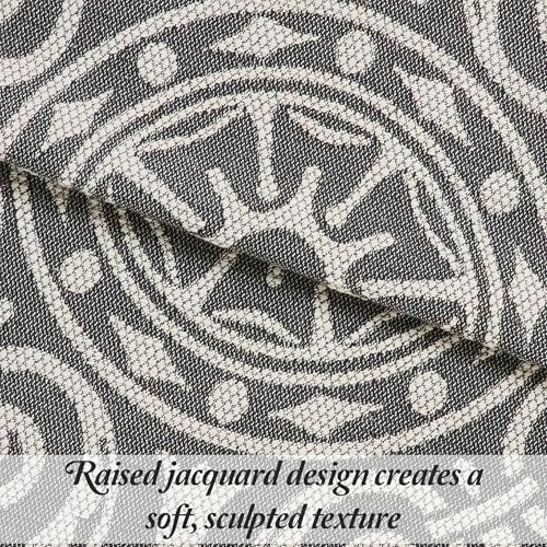 Superior Cotton Blend Bedspread Set Twin Charcoal