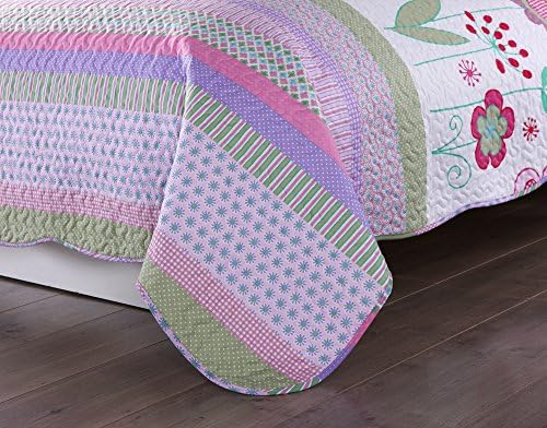 MarCielo 3 Piece Kids Bedspread Quilt Set