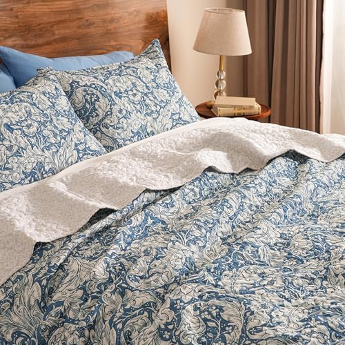 PHF Floral Patchwork Quilt Set Queen Size
