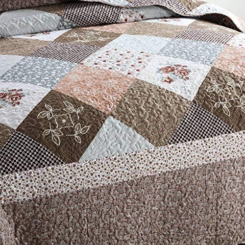 HoneiLife Quilt Set Twin Size - Reversible Microfiber Quilts