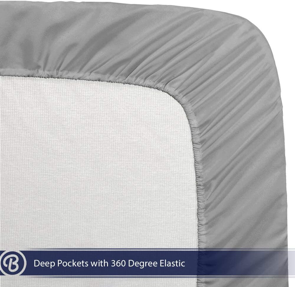 Bare Home Full XL Coverlet Set with Microfiber Sheets