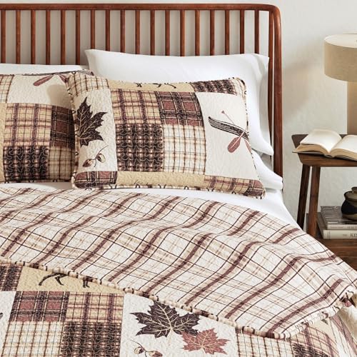 Great Bay Home Redwood King Quilt Set with 2 Shams