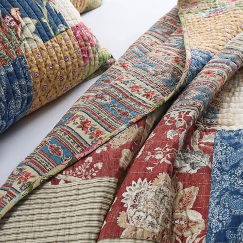 ENASAL Reversible Cotton Quilt Set Queen Size