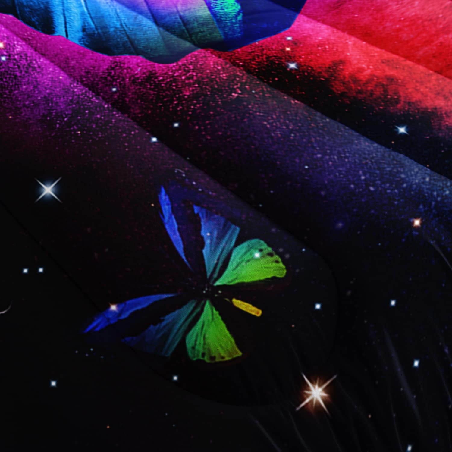 Galaxy Butterfly Comforter Set Full Size 1