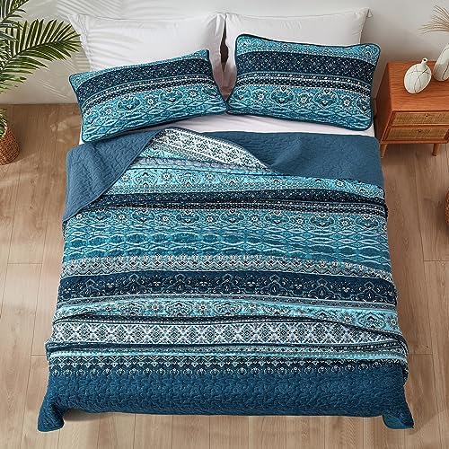 WONGS BEDDING Boho King Quilt Set