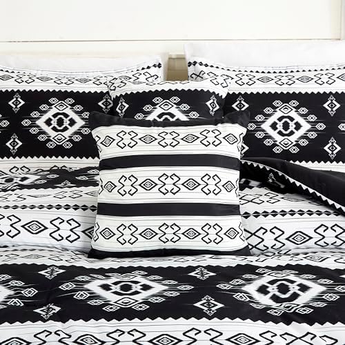 Chezmoi Indie 7-Piece Southwestern Comforter Set - Queen
