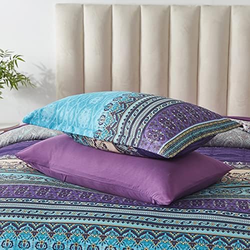 Cottolester Bohemian Striped 8-Piece Bed Set Queen Size
