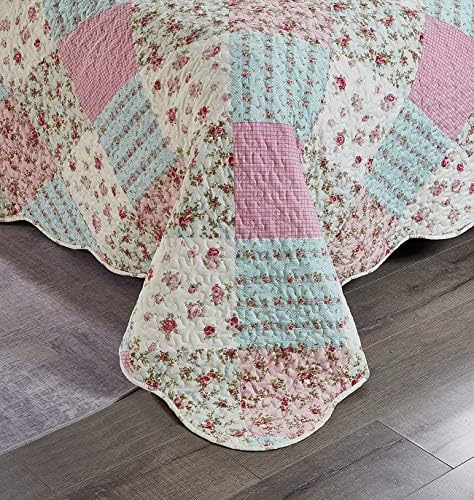 Brilliant Sunshine Roses Quilt Set Twin XL