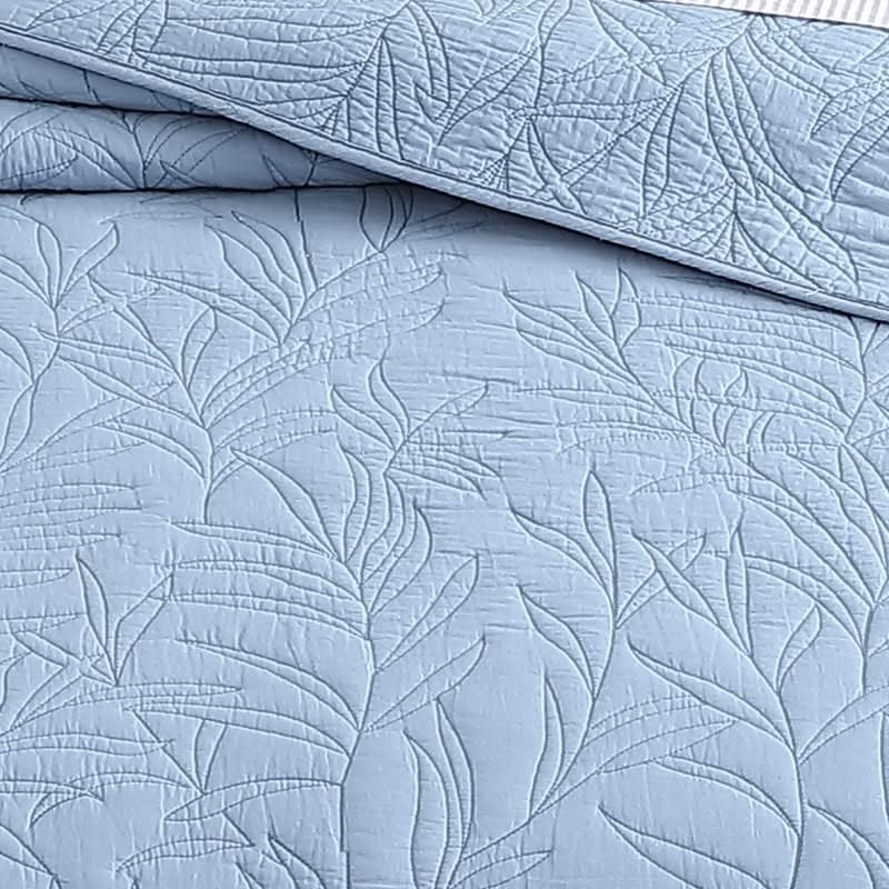 Tommy Bahama Soft Breathable Quilt Bedspread Twin Blue