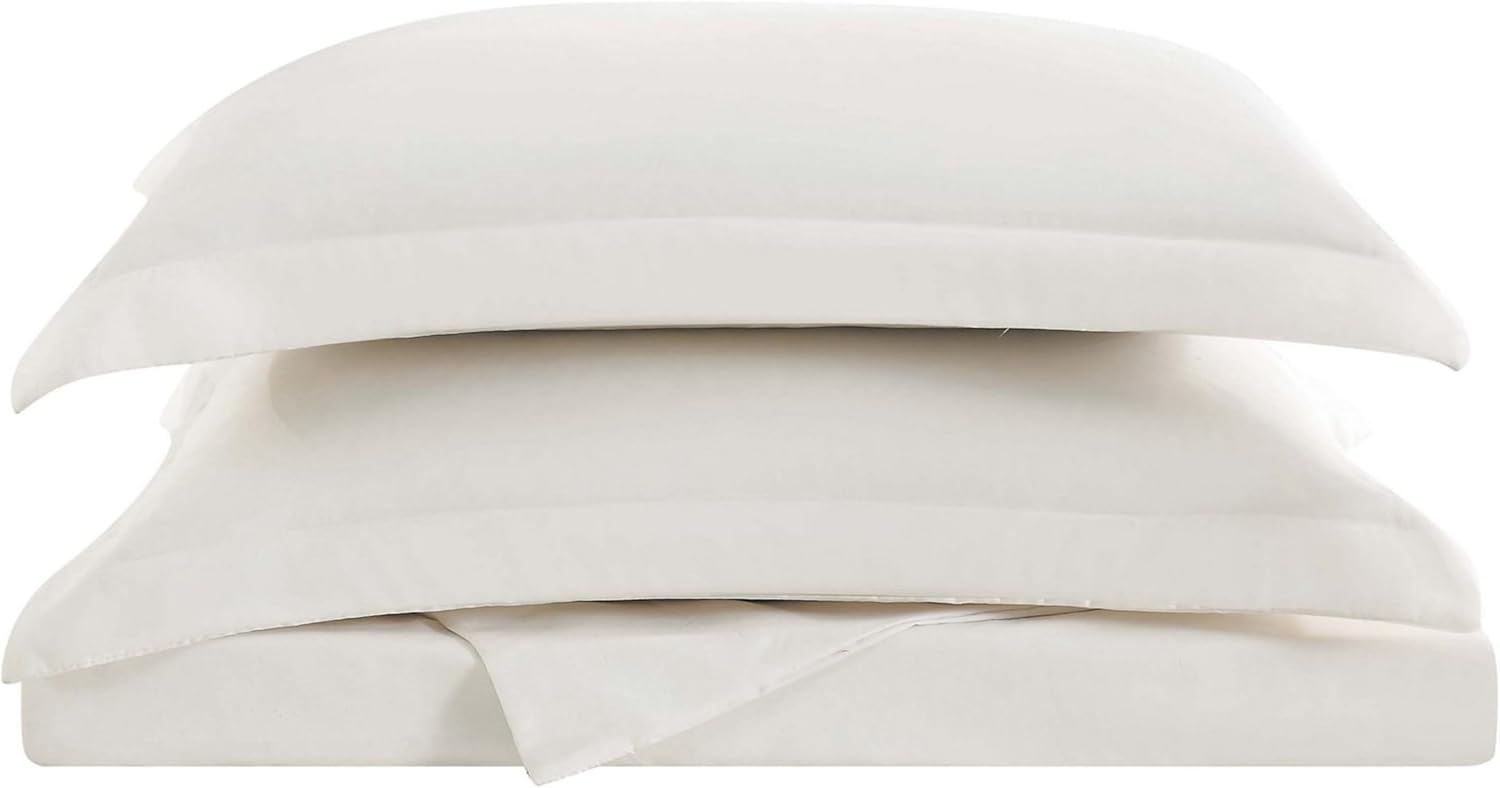 TRULY SOFT Ivory 3-Piece King Duvet Set