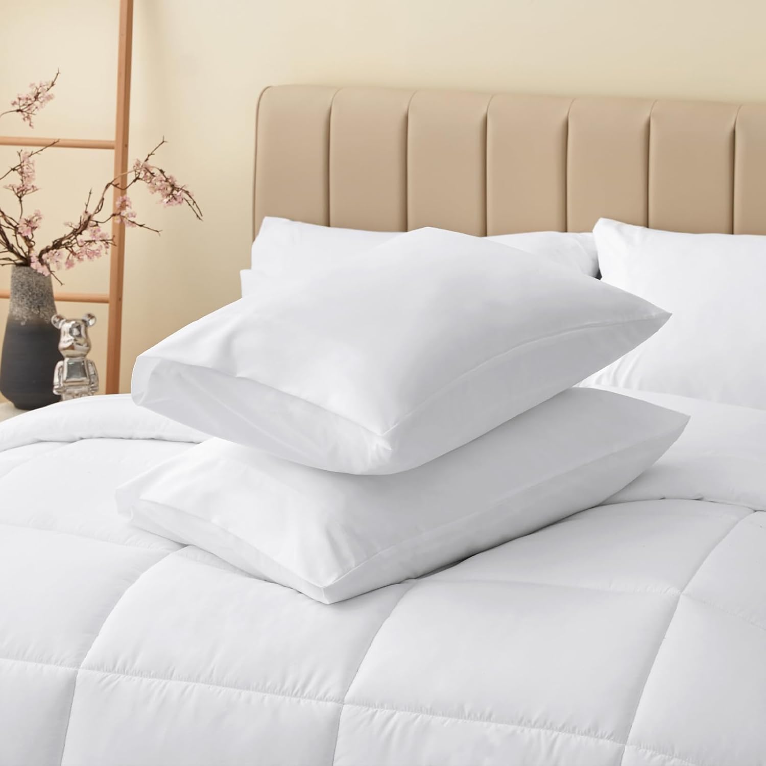 CozyLux Twin XL Comforter Set - 5 Piece Bed in a Bag