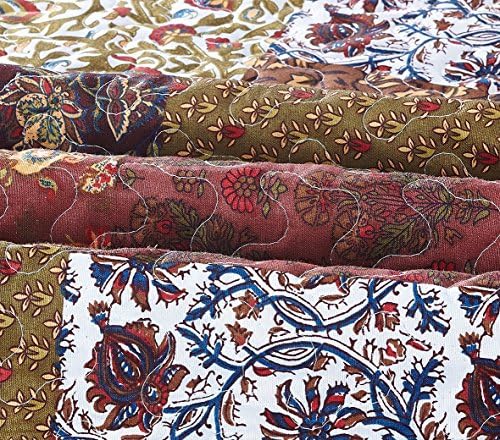 SLPR Autumn Patchwork Quilt Set Queen Size 3-Piece