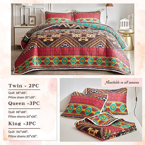 Tititada 3 Piece Queen Quilt Set with Shams