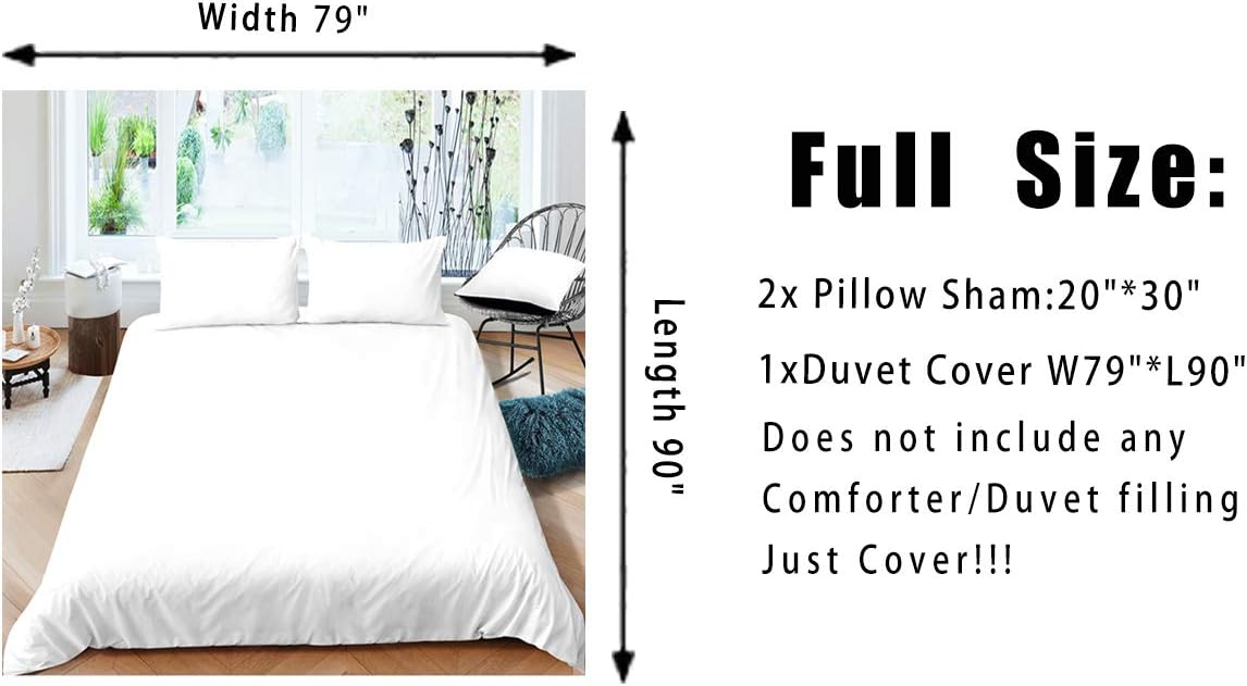 Cute Rabbit Duvet Cover Set for Kids and Adults