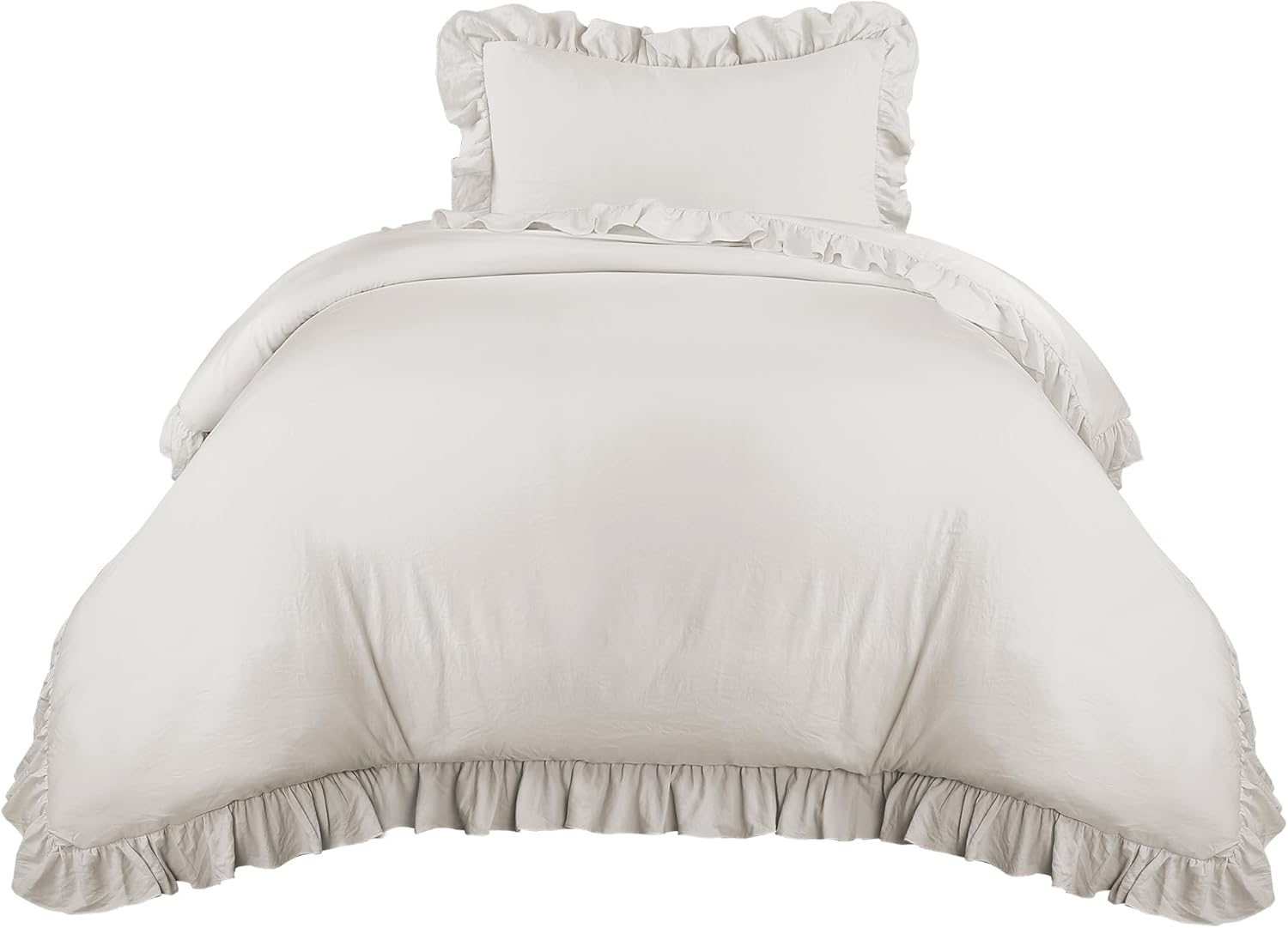Lush Decor Comforter Set with Ruffle Twin XL