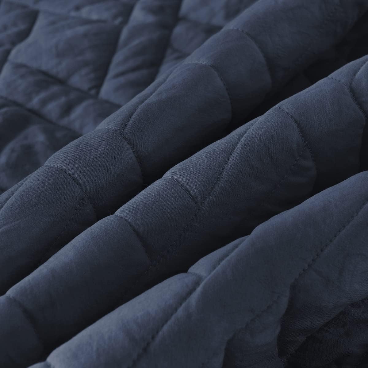 HORIMOTE HOME King Size Quilt Set Navy Blue 1