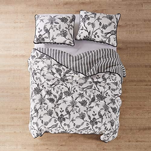 Levtex Home Tanzie Black Quilt Set - FullQueen 1