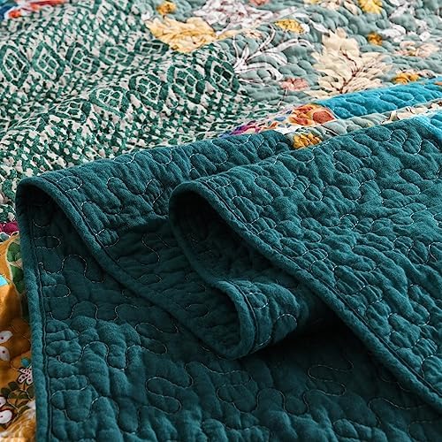 Autumn Dream Cotton Quilt Set Reversible Bedspread