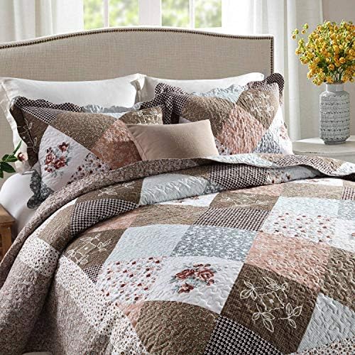 HoneiLife Quilt Set Twin Size - Reversible Microfiber Quilts