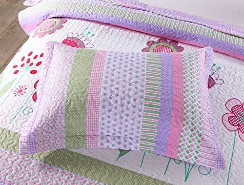 MarCielo 3 Piece Kids Bedspread Quilt Set