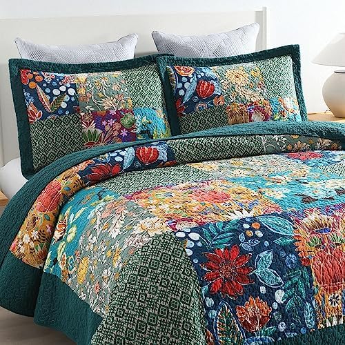 Autumn Dream Cotton Quilt Set Reversible Bedspread