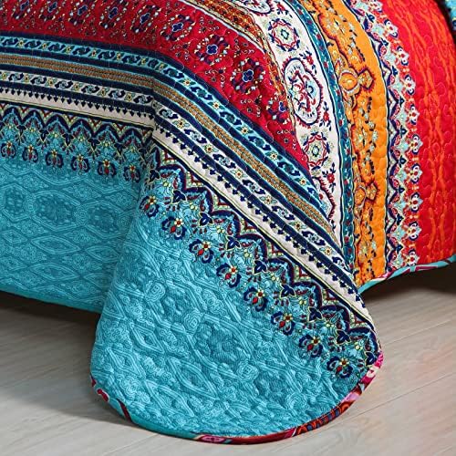 WONGS BEDDING Boho Quilt Set Queen Size