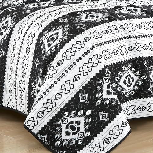 Chezmoi Collection Indie 3-Piece Quilt Set