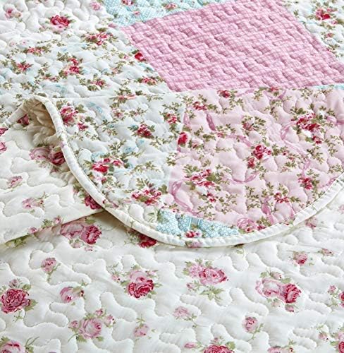 Brilliant Sunshine Roses Quilt Set Twin XL