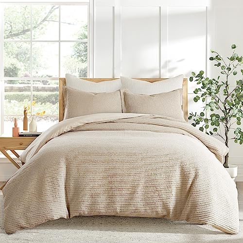 Levtex Home Cloud Waffle Taupe Comforter Set