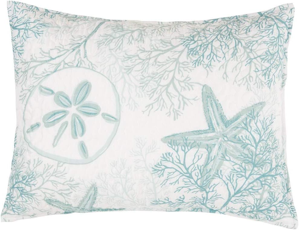 CF Home Ocean Treasures Blue Starfish Bed Quilt Set All Seasons