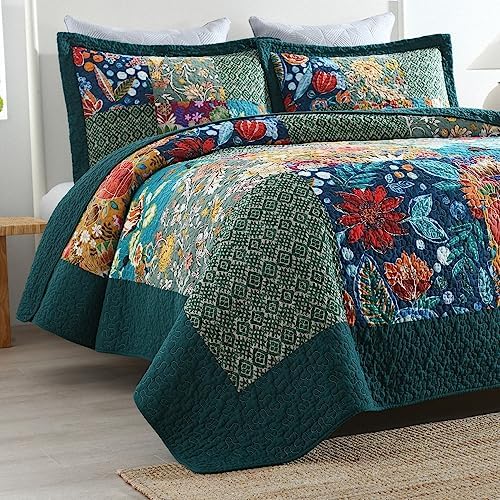 Autumn Dream Reversible Cotton Quilt Set King Size 1