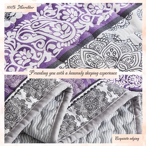 3 Piece Bohemian Quilt Set King Size