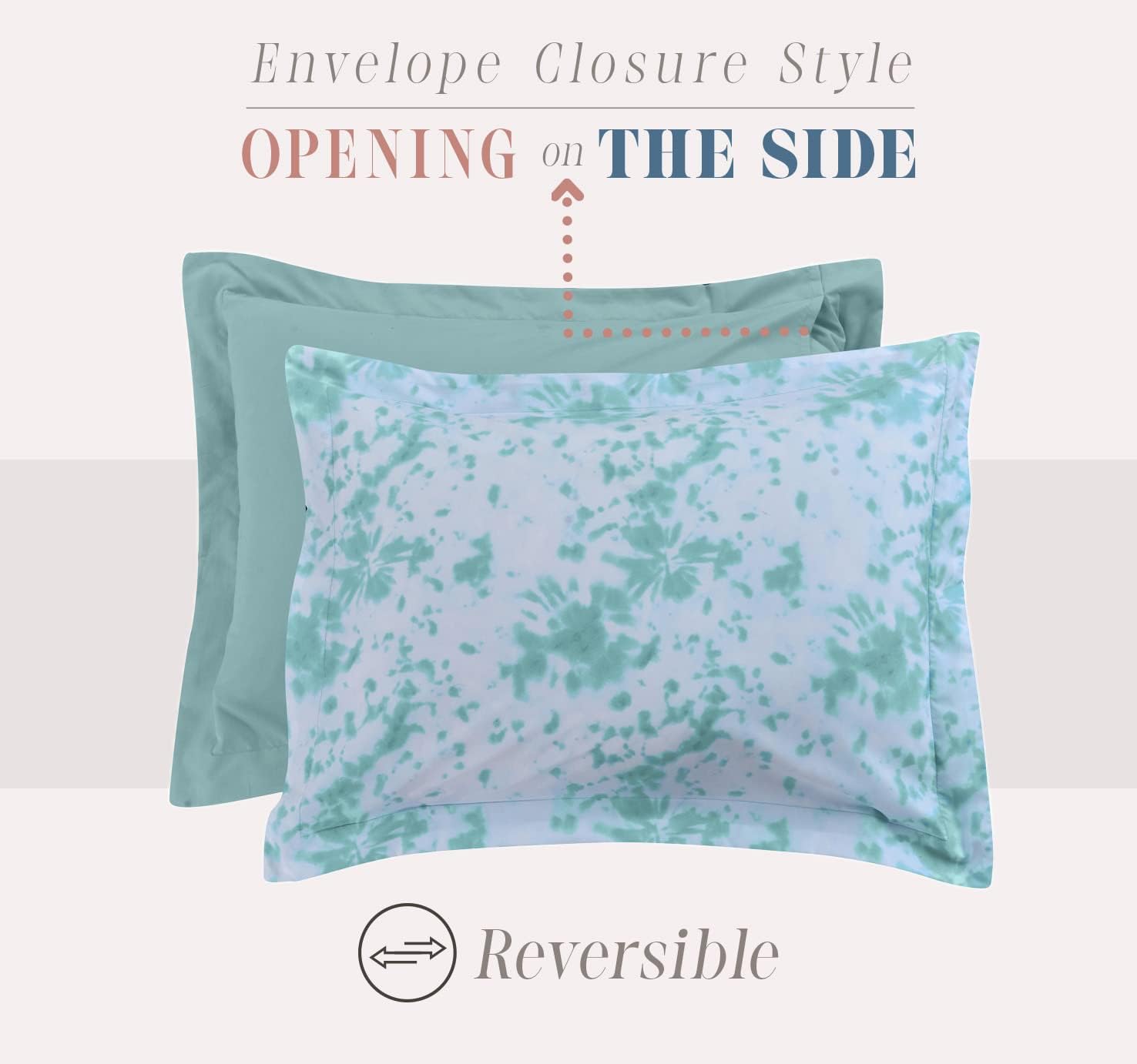 Elegant Comfort Tie-Dye 10-Piece Comforter Set
