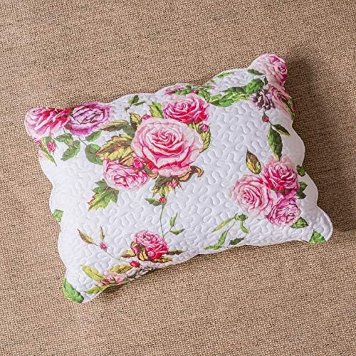 DaDa Bedding Romantic Roses Floral Bedspread Set - Cal King 3-Piece