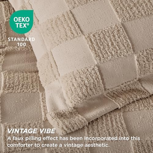 Bedsure California King Comforter Set Khaki