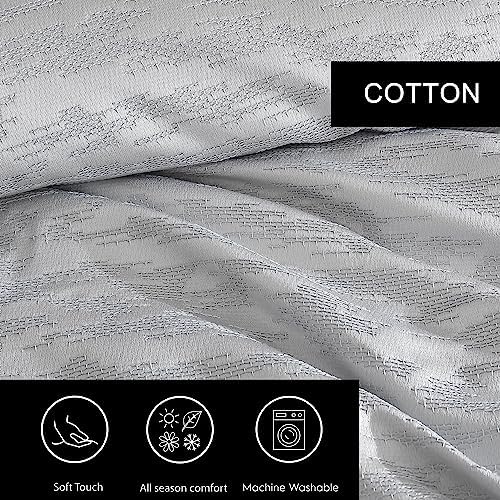 Vera Wang Queen Duvet Cover Set - Illusion Grey