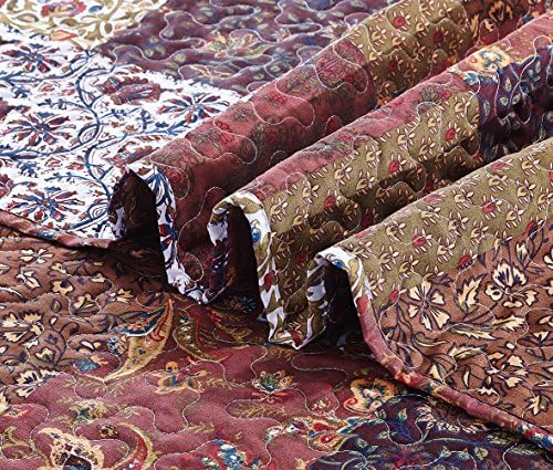 SLPR Autumn Patchwork Quilt Set Queen Size 3-Piece