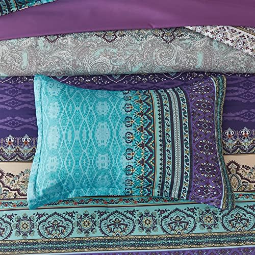 Cottolester Bohemian Striped 8-Piece Bed Set Queen Size