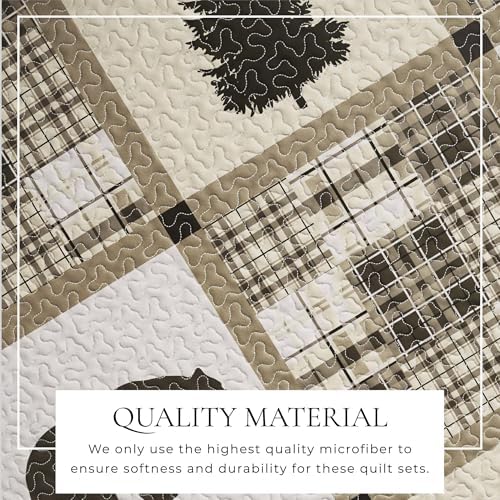 Great Bay Home Lodge Bedspread Set FullQueen Reversible