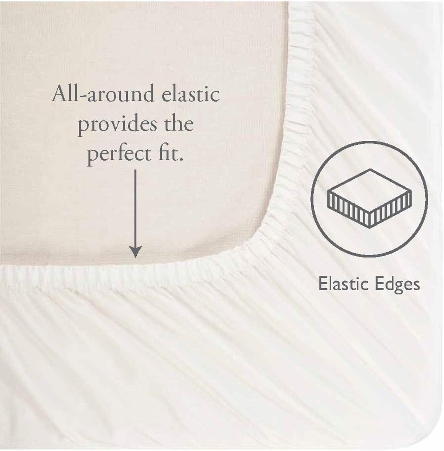 Laura Ashley Queen Bed Sheet Set - Smooth Sateen Cotton with Pillowcases