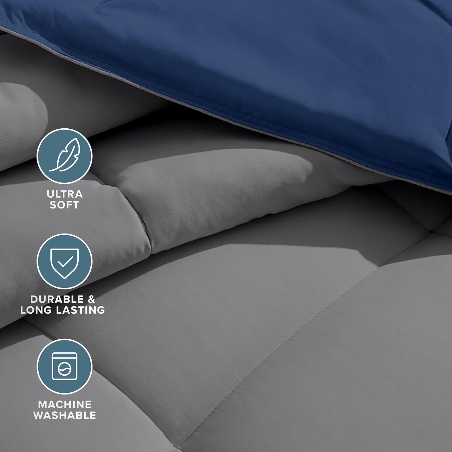 Bare Home Reversible Comforter Sheet Set - Full XL