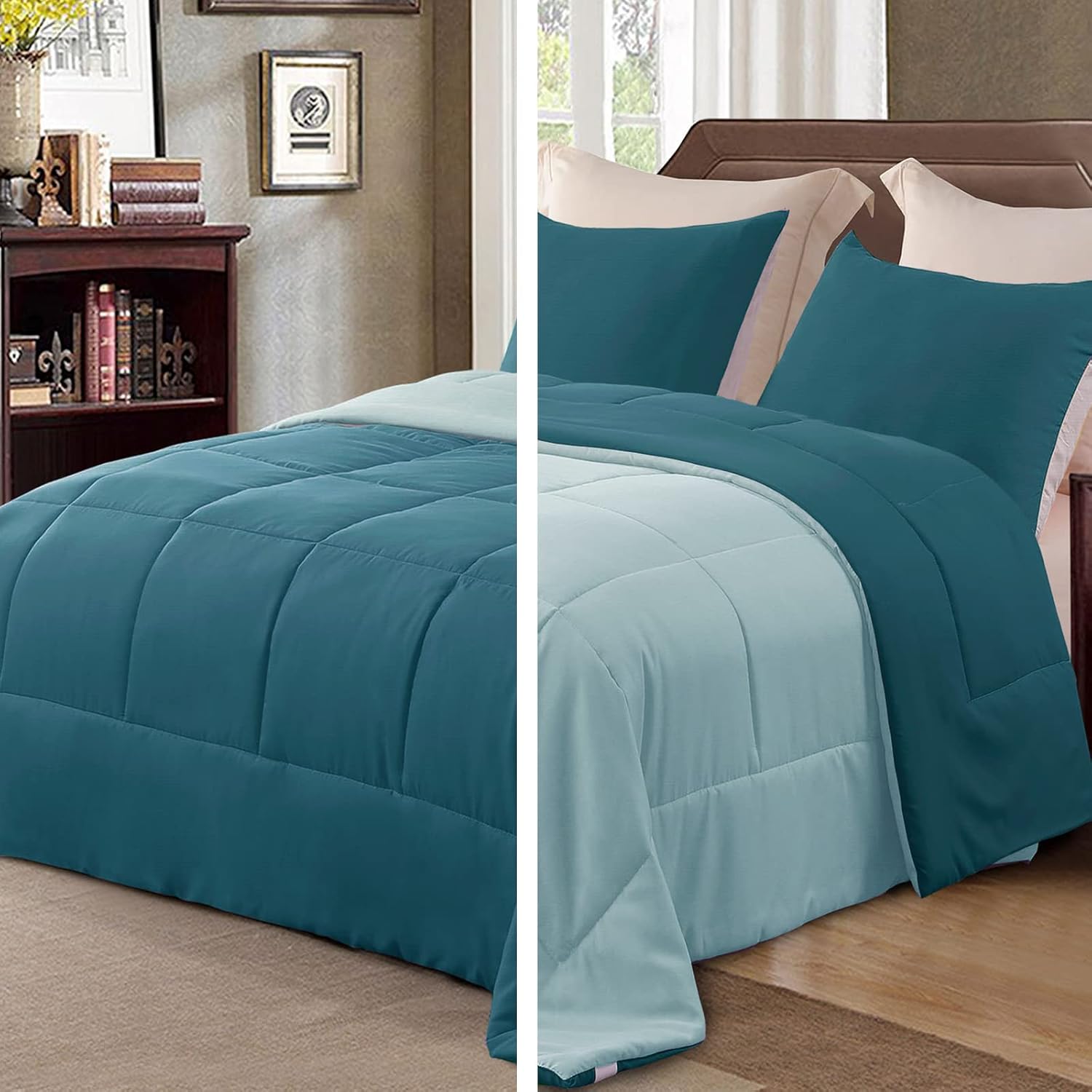 Exclusivo Mezcla Lightweight Summer Reversible Comforter Set