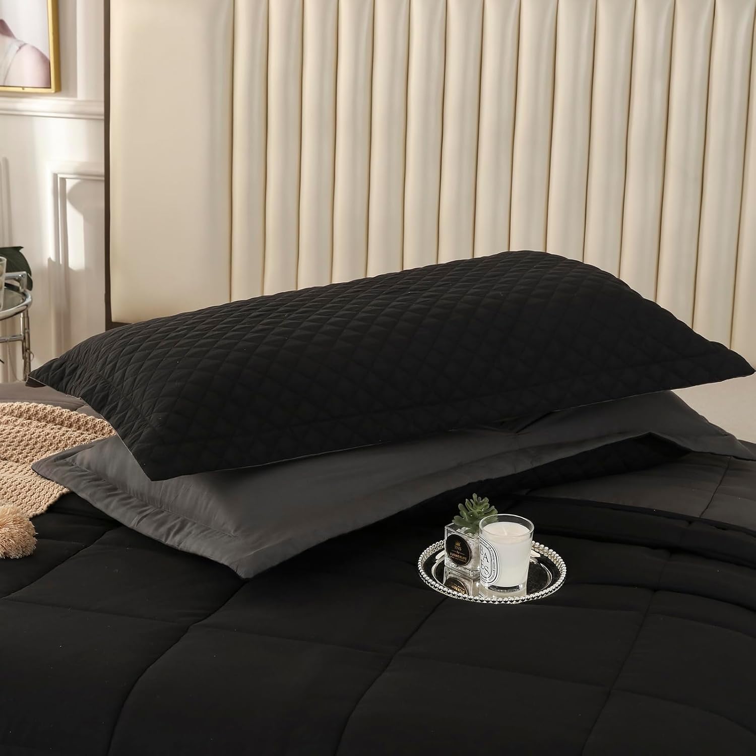 SOULOOOE Oversized California King Comforter Set 1