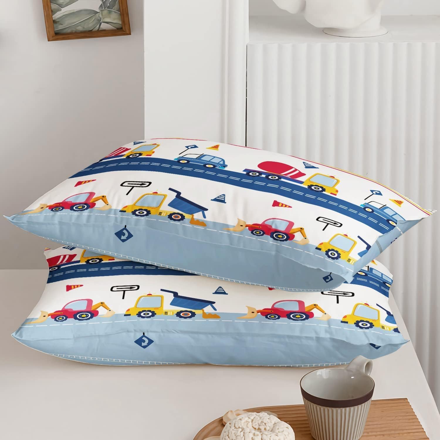 Axolotl Cartoon Car Comforter Set Twin 1
