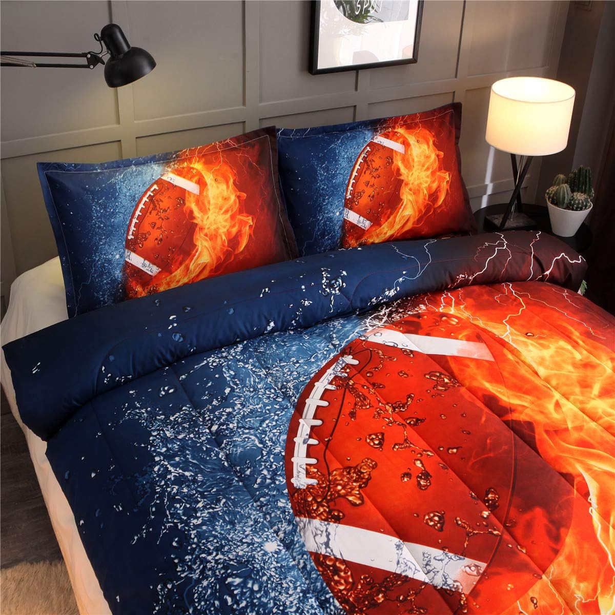 NTBED Rugby Comforter Set for Boys Teens
