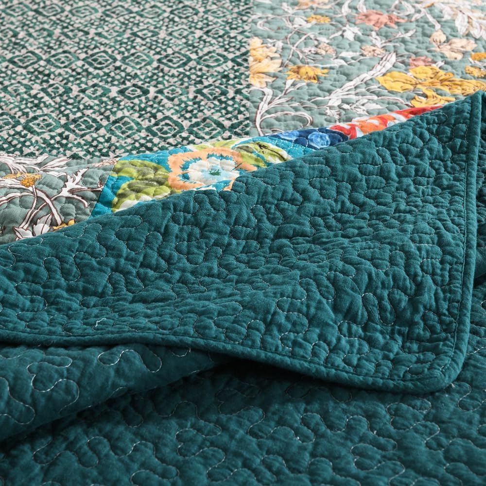 Autumn Dream Cotton Quilt Set Reversible Bedspread