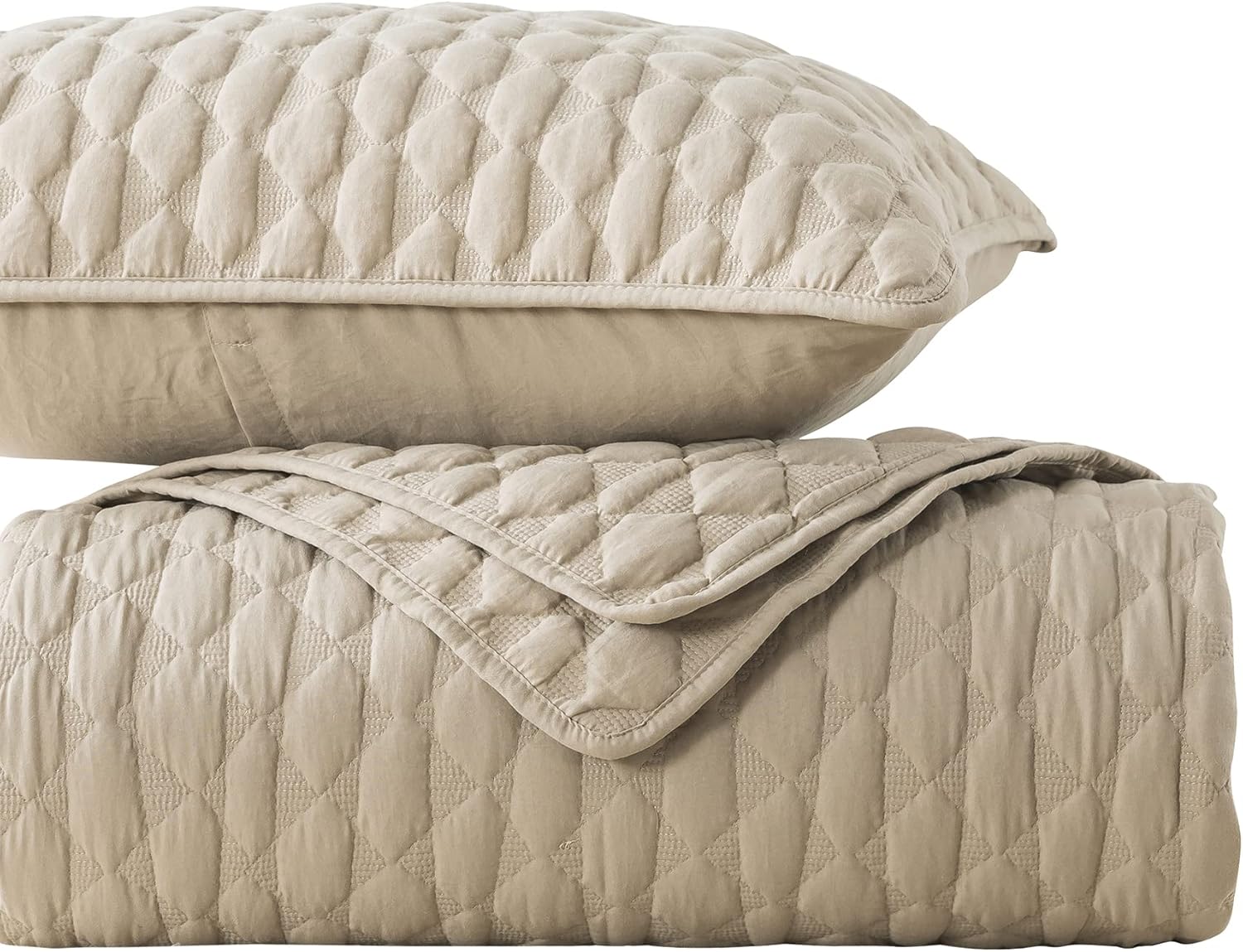 WDCOZY Lightweight Cal King Quilt Set with Pillow Shams