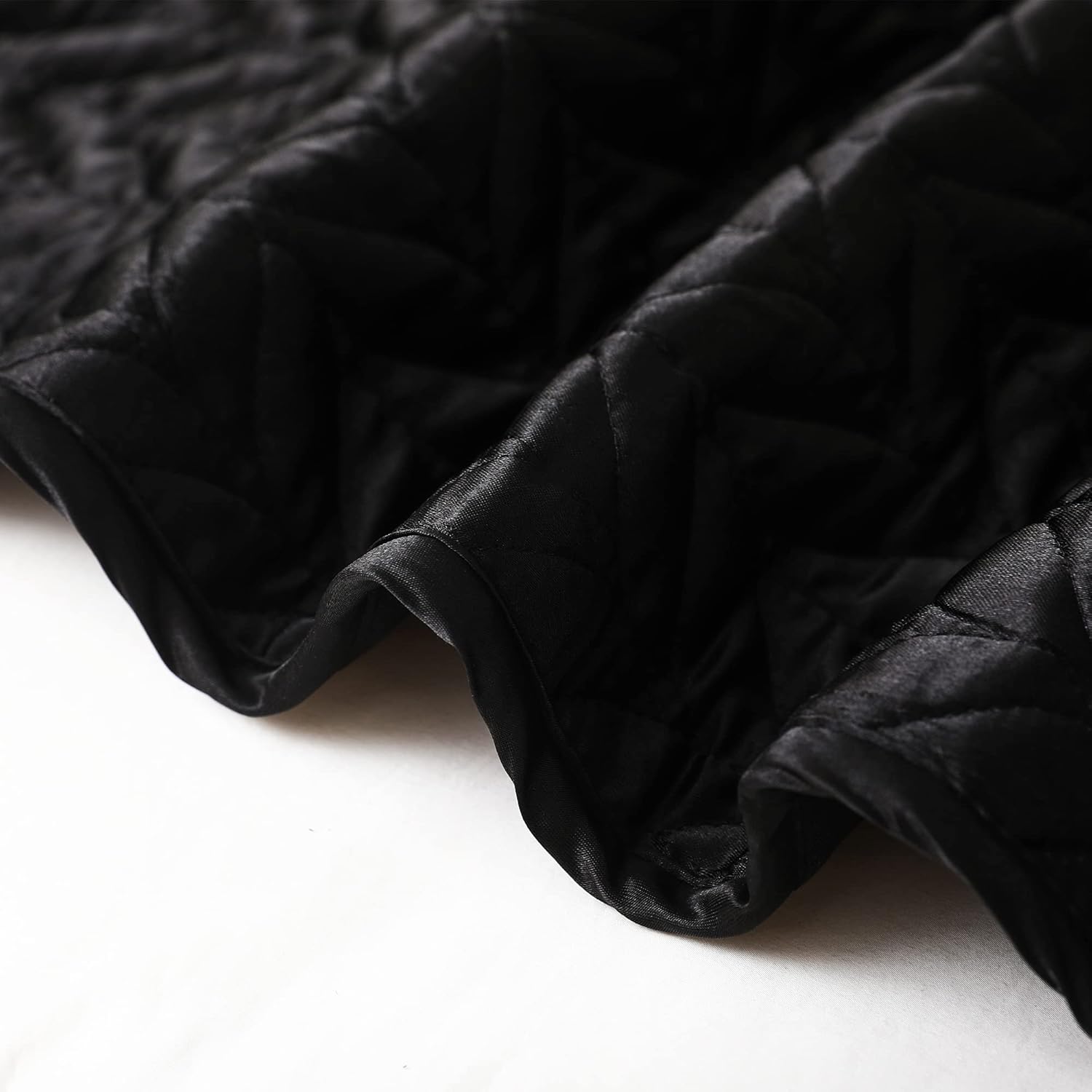 Whale Flotilla Silky Soft Satin Quilt Set Black King Size
